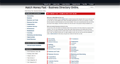 Desktop Screenshot of matchmoneyfast.com